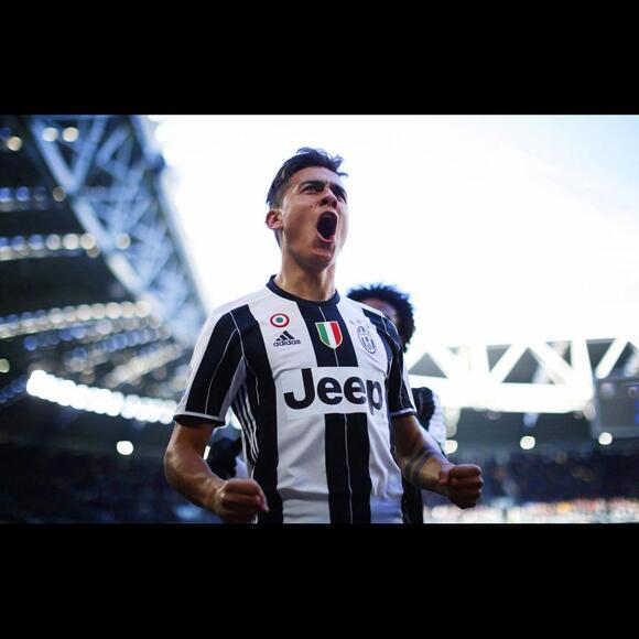 Juventus 2016-17 Home Dybala Soccer Jersey La Joya Authentic Adidas Kit Mens XL - Picture 5 of 8